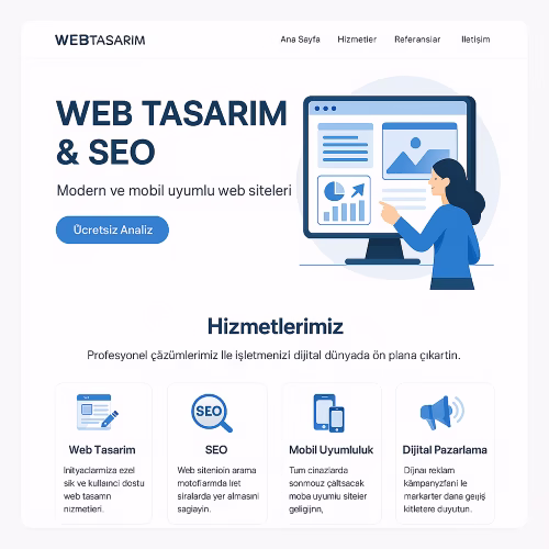 Web tasarım ve SEO entegrasyonu hizmeti - Başarılı web sitesi